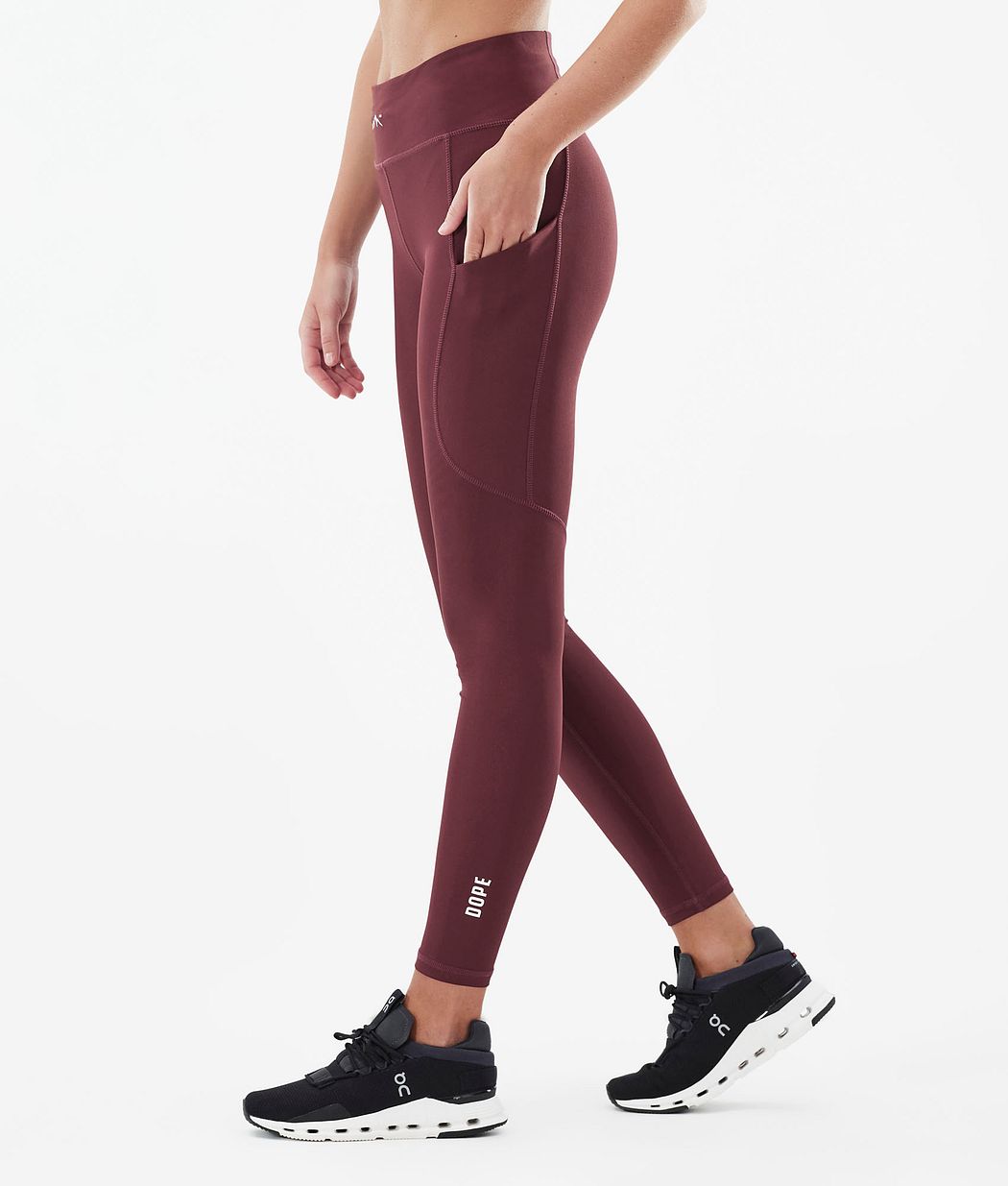Leggins Dope Lofty Tech Mujer Burdeos | 023-RKUJVI