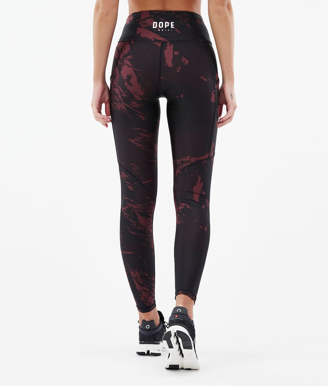 Leggins Dope Lofty Tech Mujer Burdeos | 046-LBQZXA