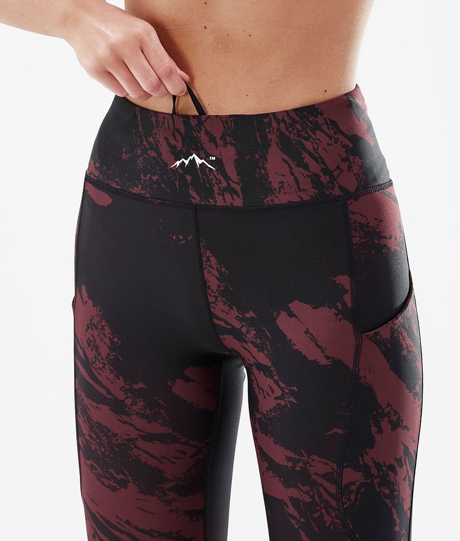 Leggins Dope Lofty Tech Mujer Burdeos | 046-LBQZXA