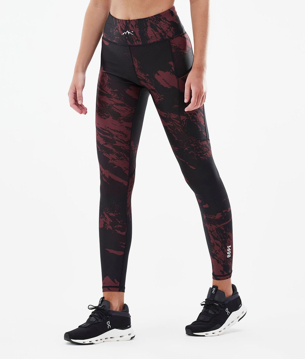 Leggins Dope Lofty Tech Mujer Burdeos | 046-LBQZXA