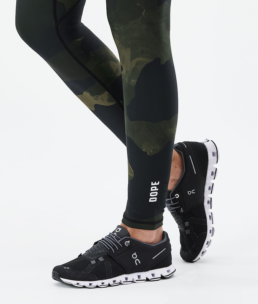Leggins Dope Lofty Tech Mujer Verde Camuflaje | 519-RWGBCU