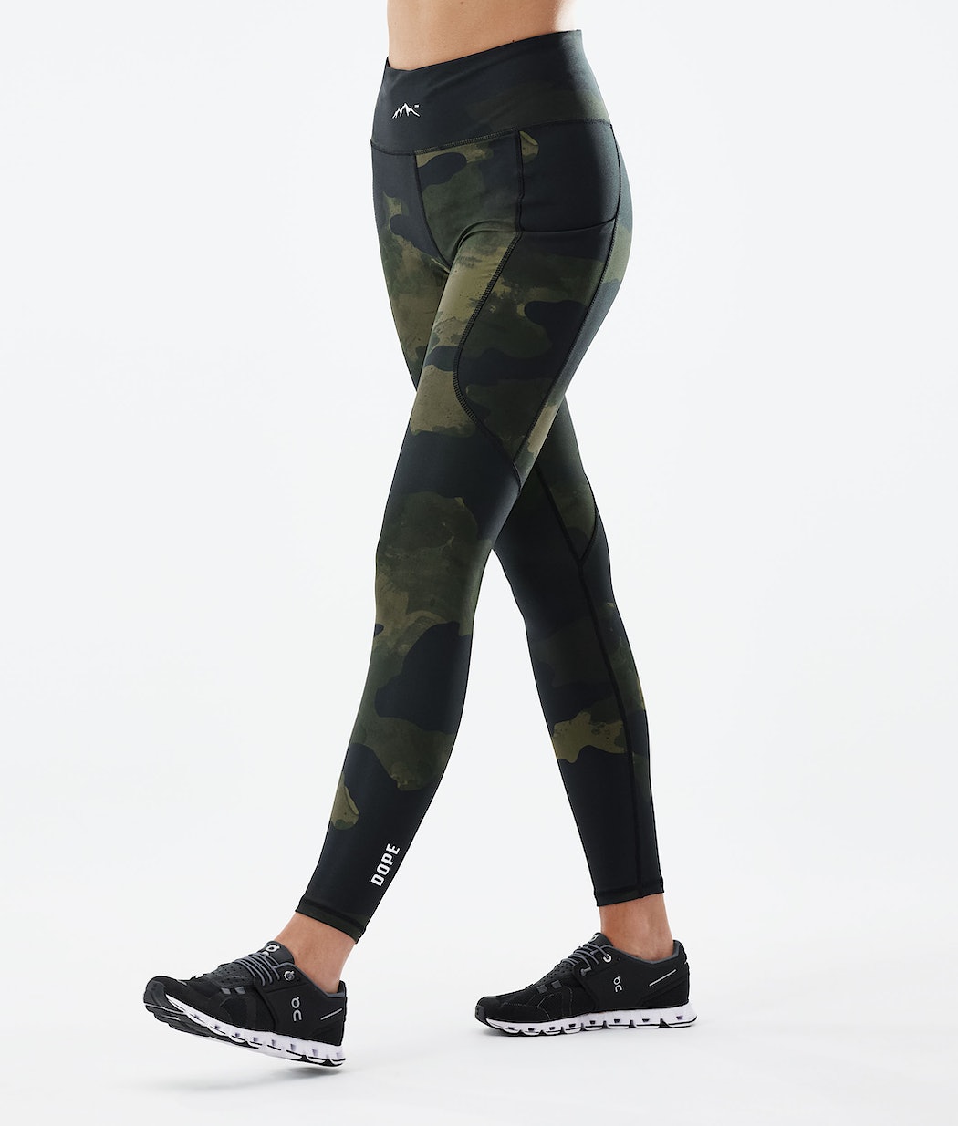Leggins Dope Lofty Tech Mujer Verde Camuflaje | 519-RWGBCU