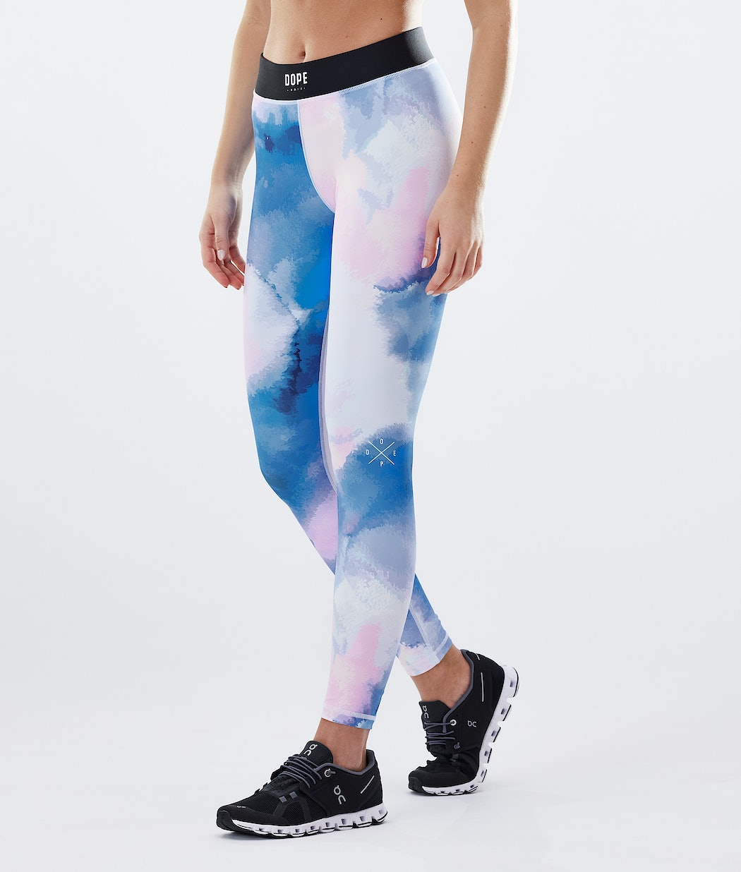 Leggins Dope Razor Mujer Azules Rosas | 837-TBZKVD