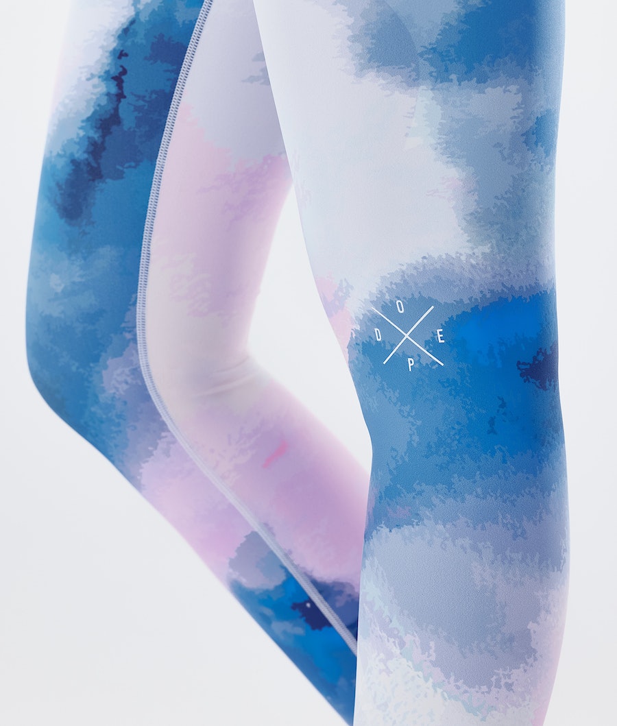 Leggins Dope Razor Mujer Azules Rosas | 837-TBZKVD