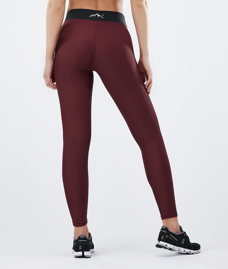 Leggins Dope Razor Mujer Burdeos | 487-THWNFA