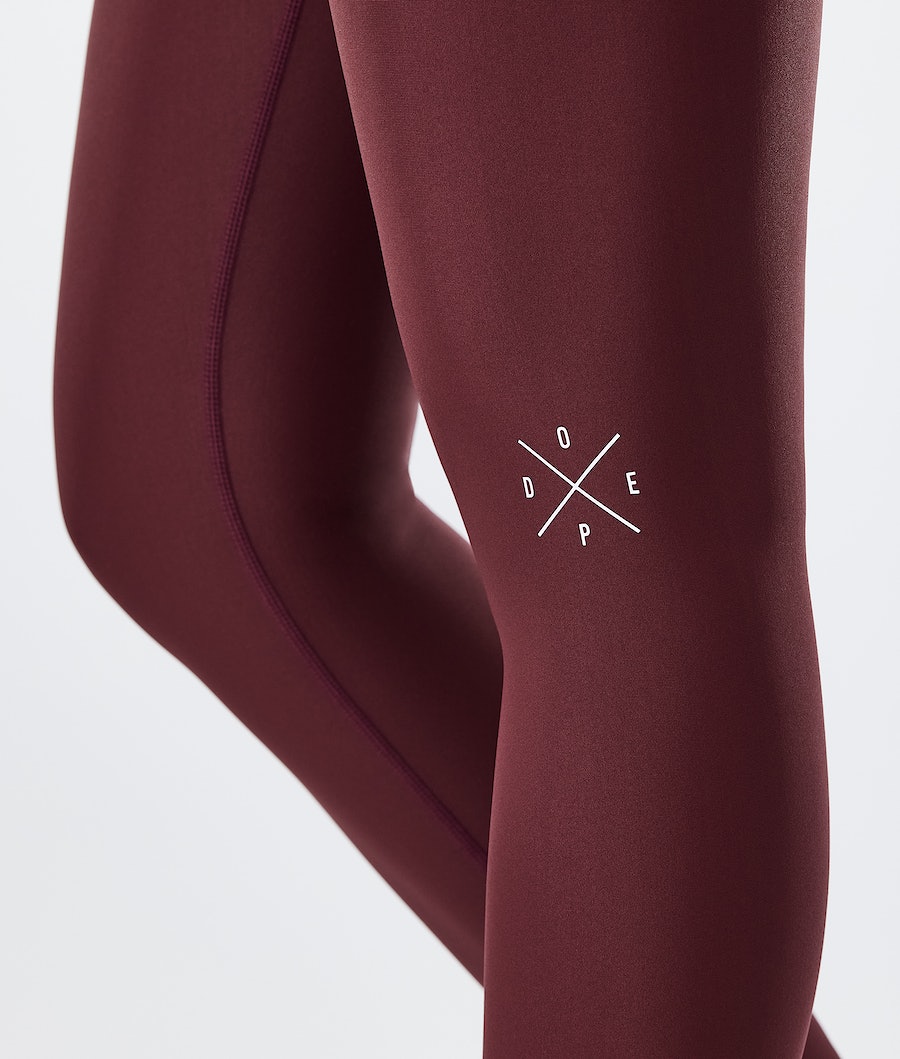 Leggins Dope Razor Mujer Burdeos | 487-THWNFA