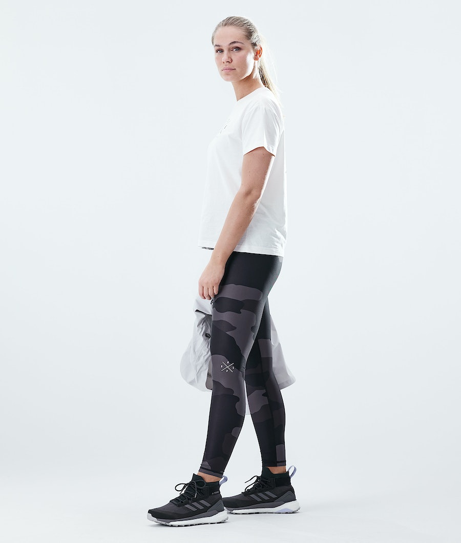 Leggins Dope Razor Mujer Negras Camuflaje | 951-XMRIVY