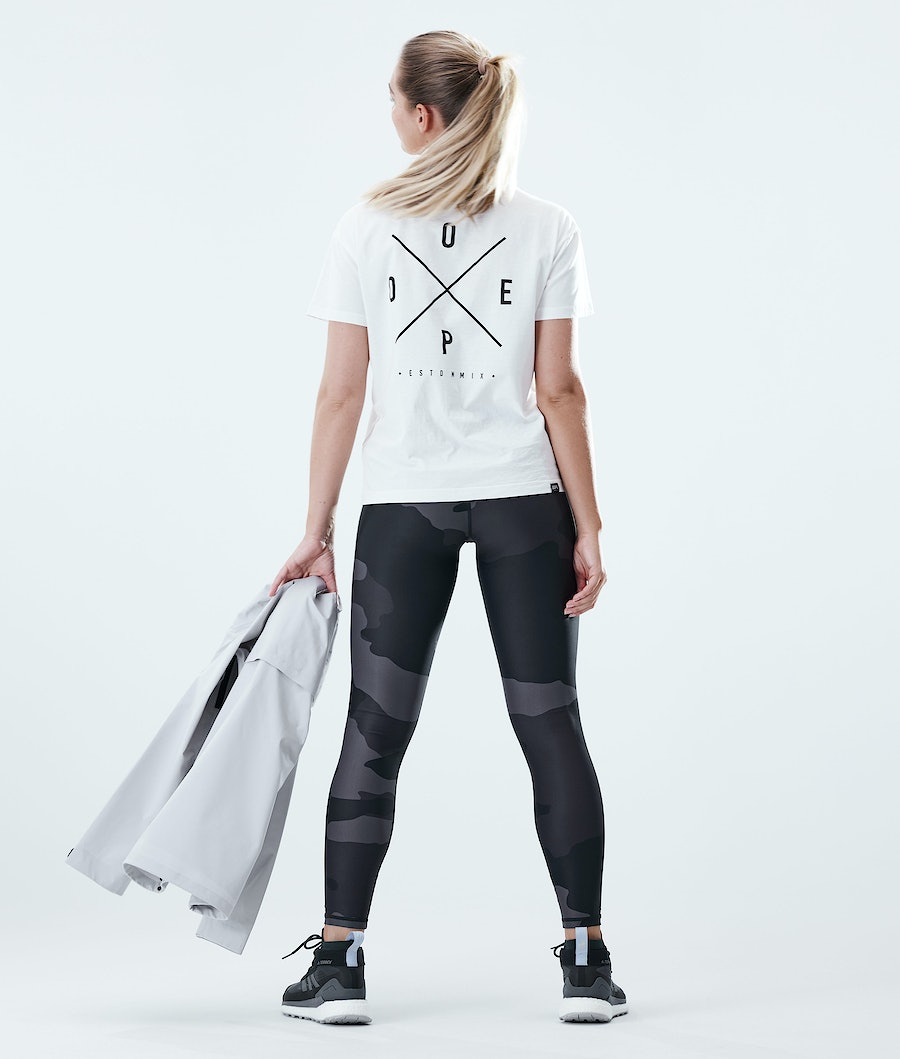 Leggins Dope Razor Mujer Negras Camuflaje | 951-XMRIVY