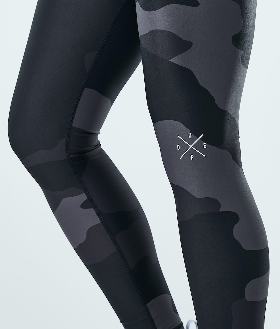 Leggins Dope Razor Mujer Negras Camuflaje | 951-XMRIVY