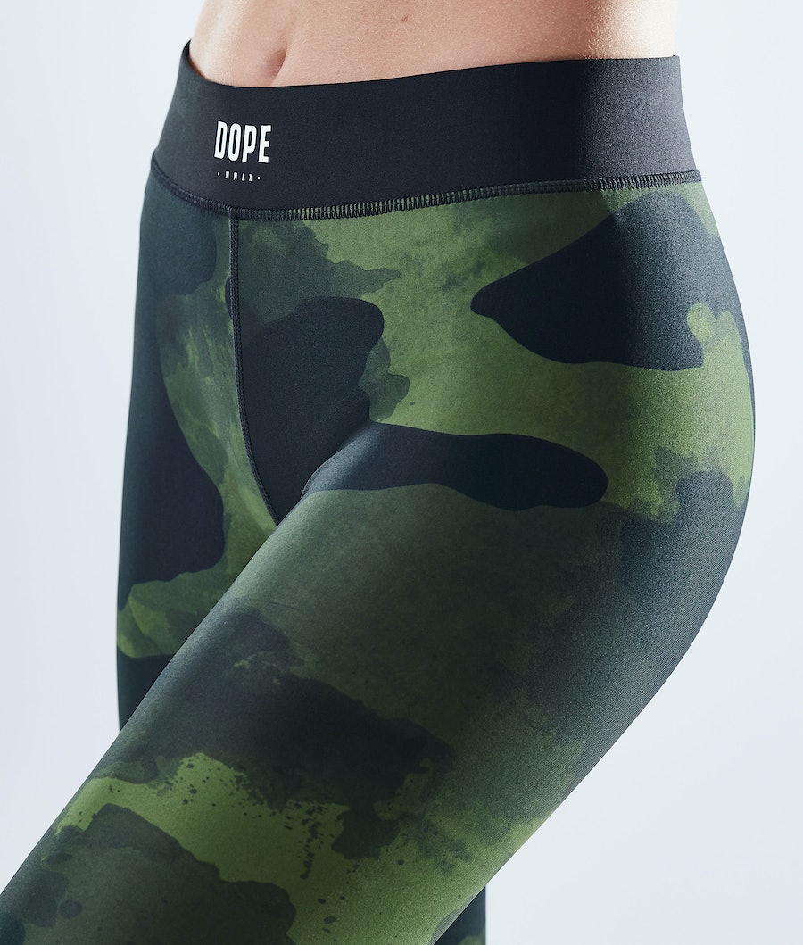 Leggins Dope Razor Mujer Verde Camuflaje | 347-FNZRTM