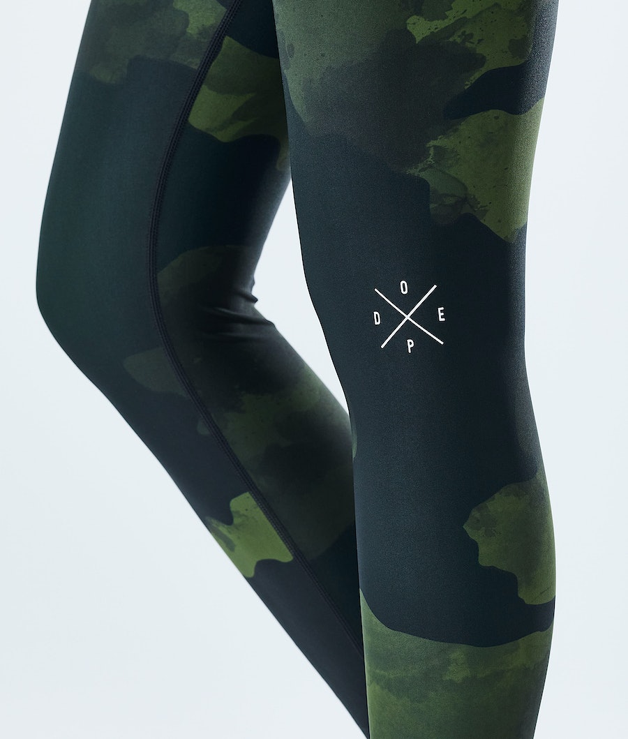 Leggins Dope Razor Mujer Verde Camuflaje | 347-FNZRTM