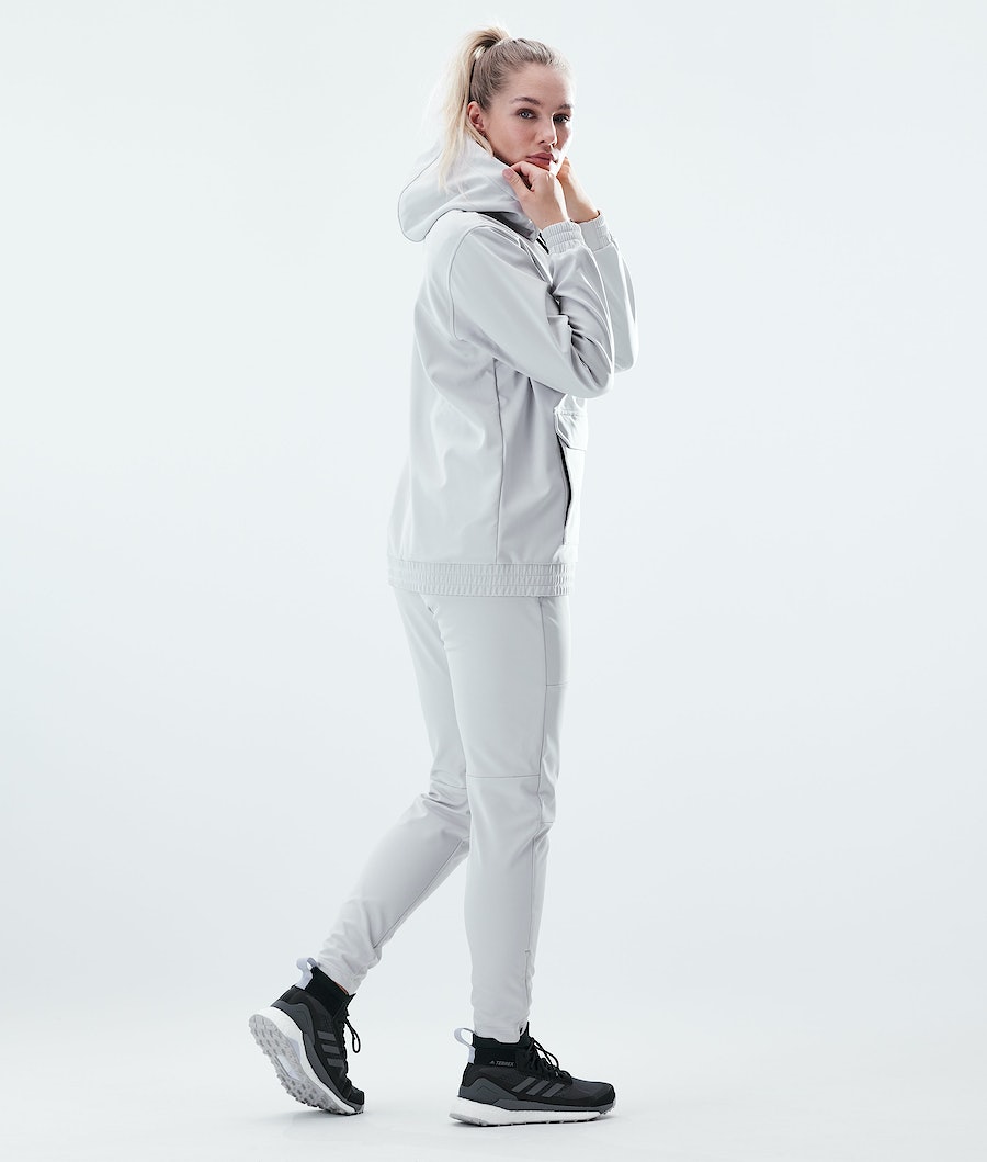 Pantalones Dope Nomad W Mujer Gris Claro | 415-PJOXFI