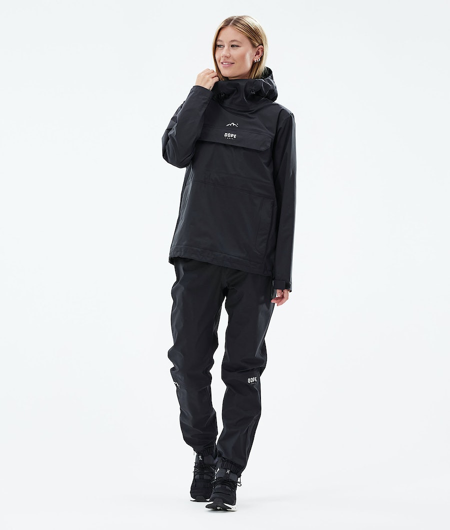 Pantalones Impermeables Dope Downpour W Mujer Negras | 059-YABIOE