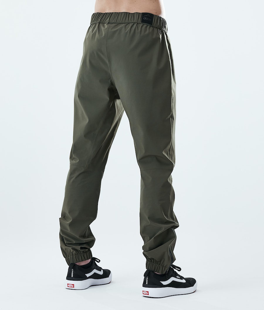 Pantalones Impermeables Dope Drizzard Hombre Verde Oliva Verde | 713-FIDKWO