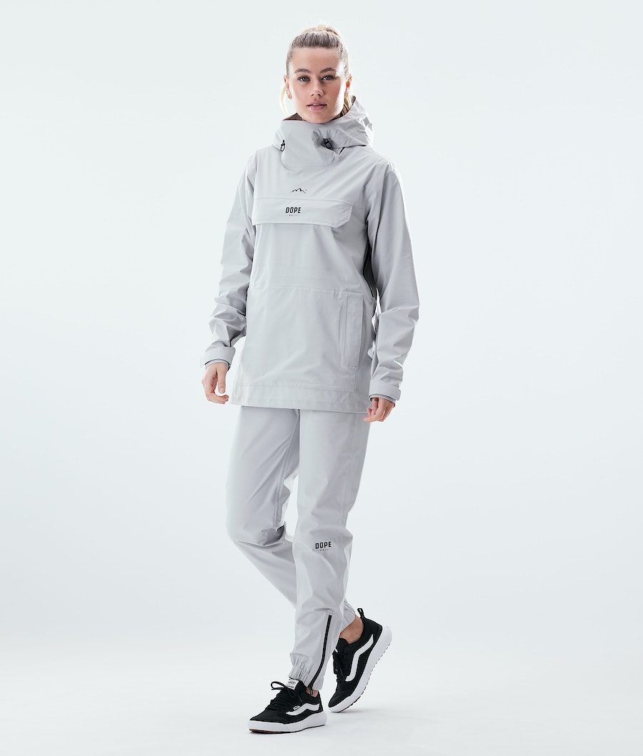 Pantalones Impermeables Dope Drizzard W Mujer Gris Claro | 954-KBXVEM