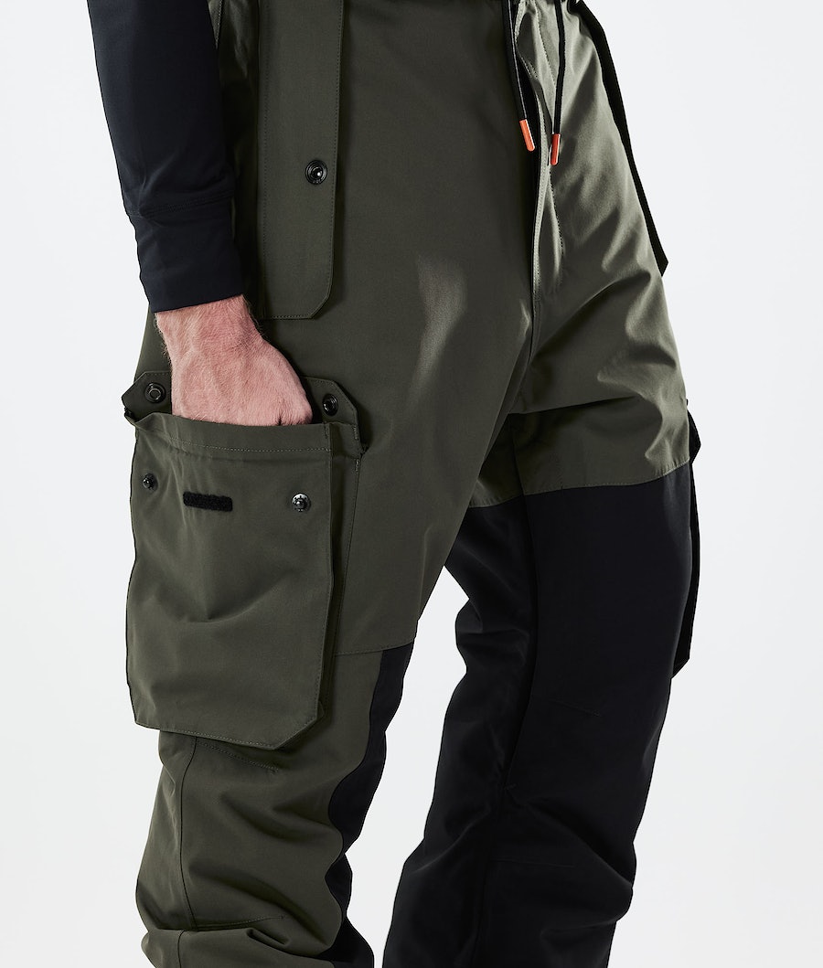 Pantalones Snowboard Dope Adept 2021 Hombre Verde Oliva Verde Negras | 238-ZBPNHV