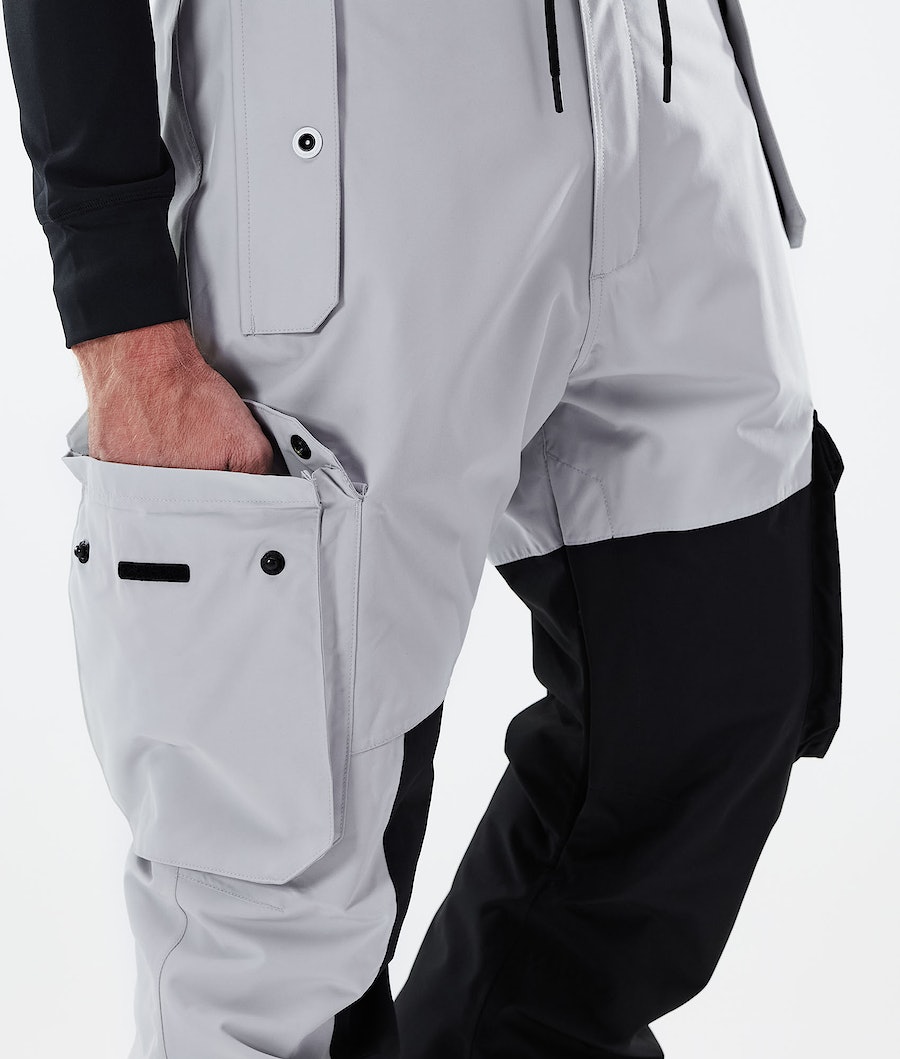 Pantalones Snowboard Dope Adept 2021 Hombre Gris Claro Negras | 278-THRUDL
