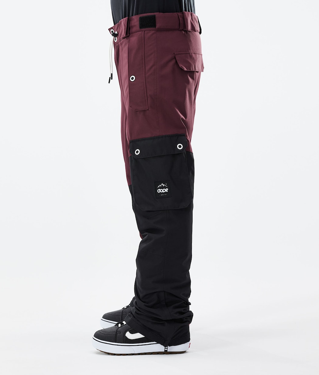 Pantalones Snowboard Dope Adept 2021 Hombre Burdeos Negras | 314-UQCVRH