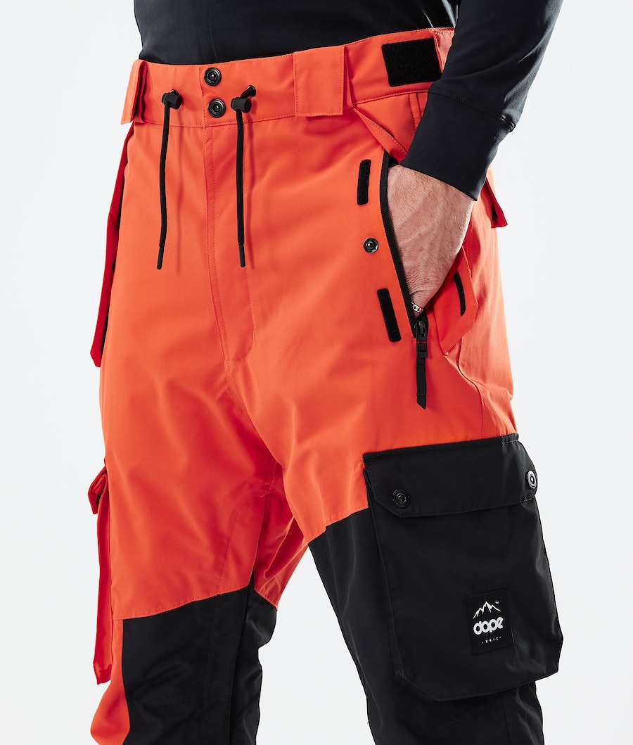Pantalones Snowboard Dope Adept 2021 Hombre Naranjas Negras | 810-PNSEXQ