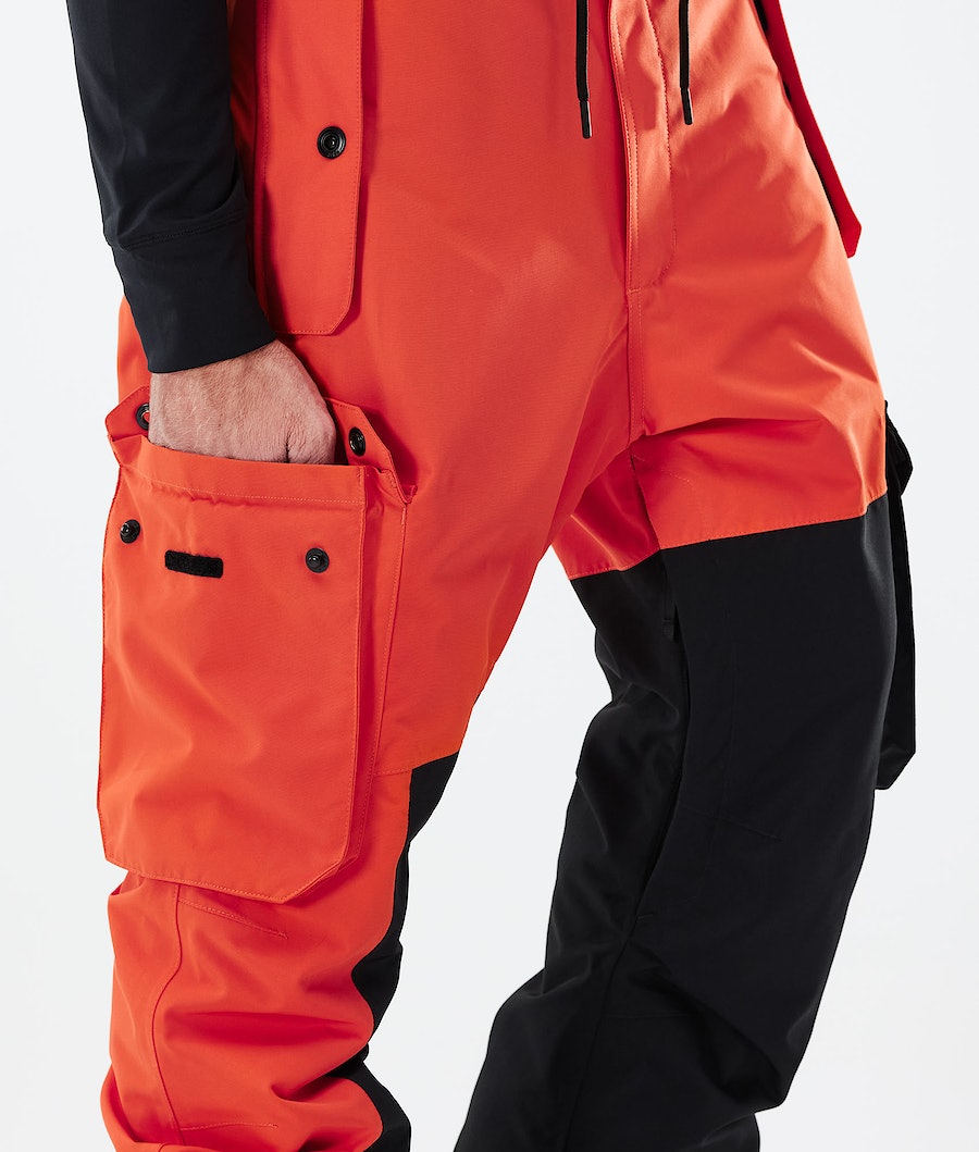 Pantalones Snowboard Dope Adept 2021 Hombre Naranjas Negras | 810-PNSEXQ