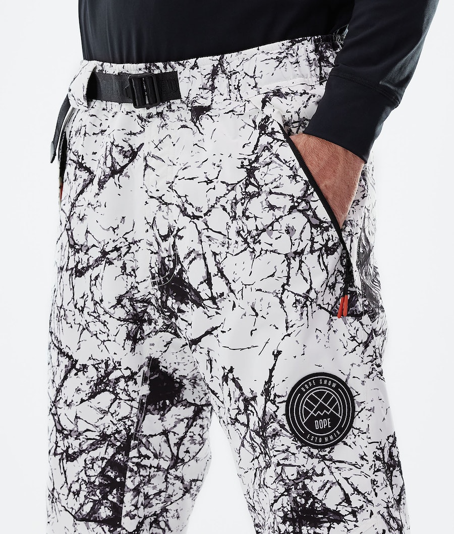 Pantalones Snowboard Dope Blizzard 2021 Hombre Blancas Negras | 259-OSUIXZ