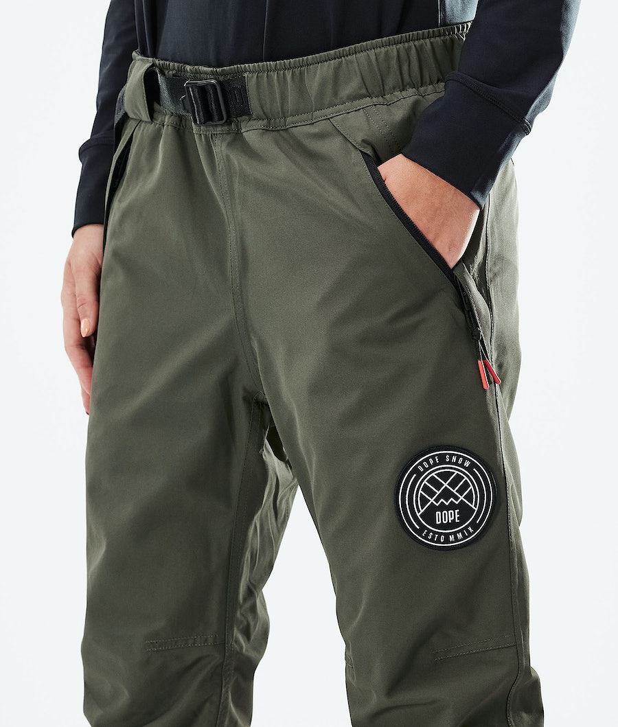 Pantalones Snowboard Dope Blizzard W 2021 Mujer Verde Oliva Verde | 256-SRWUNZ