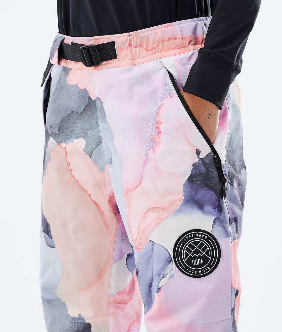 Pantalones Snowboard Dope Blizzard W Mujer Multicolor Rosas | 093-WZFPEA