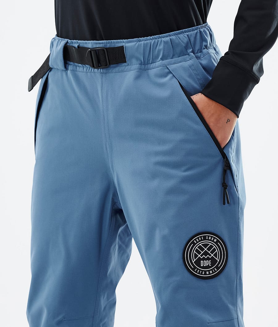 Pantalones Snowboard Dope Blizzard W Mujer Azules Gris | 284-ZCHPVJ