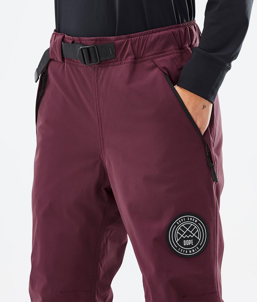 Pantalones Snowboard Dope Blizzard W Mujer Burdeos | 536-UJZHQF