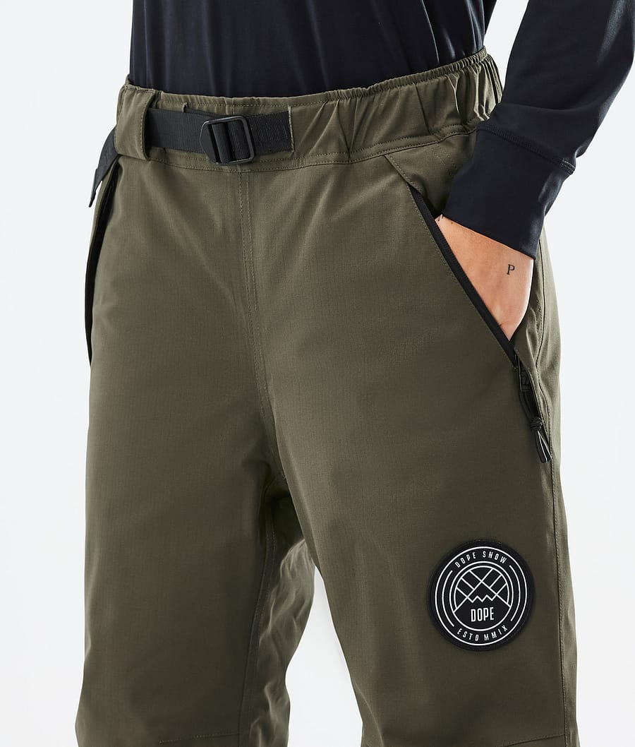 Pantalones Snowboard Dope Blizzard W Mujer Verde Oliva Verde | 725-WCIUHY