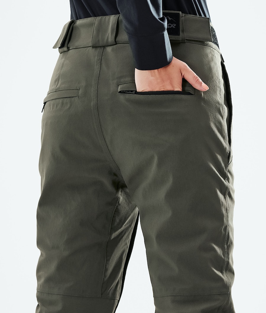 Pantalones Snowboard Dope Con W 2021 Mujer Verde Oliva Verde | 937-FDSMVP