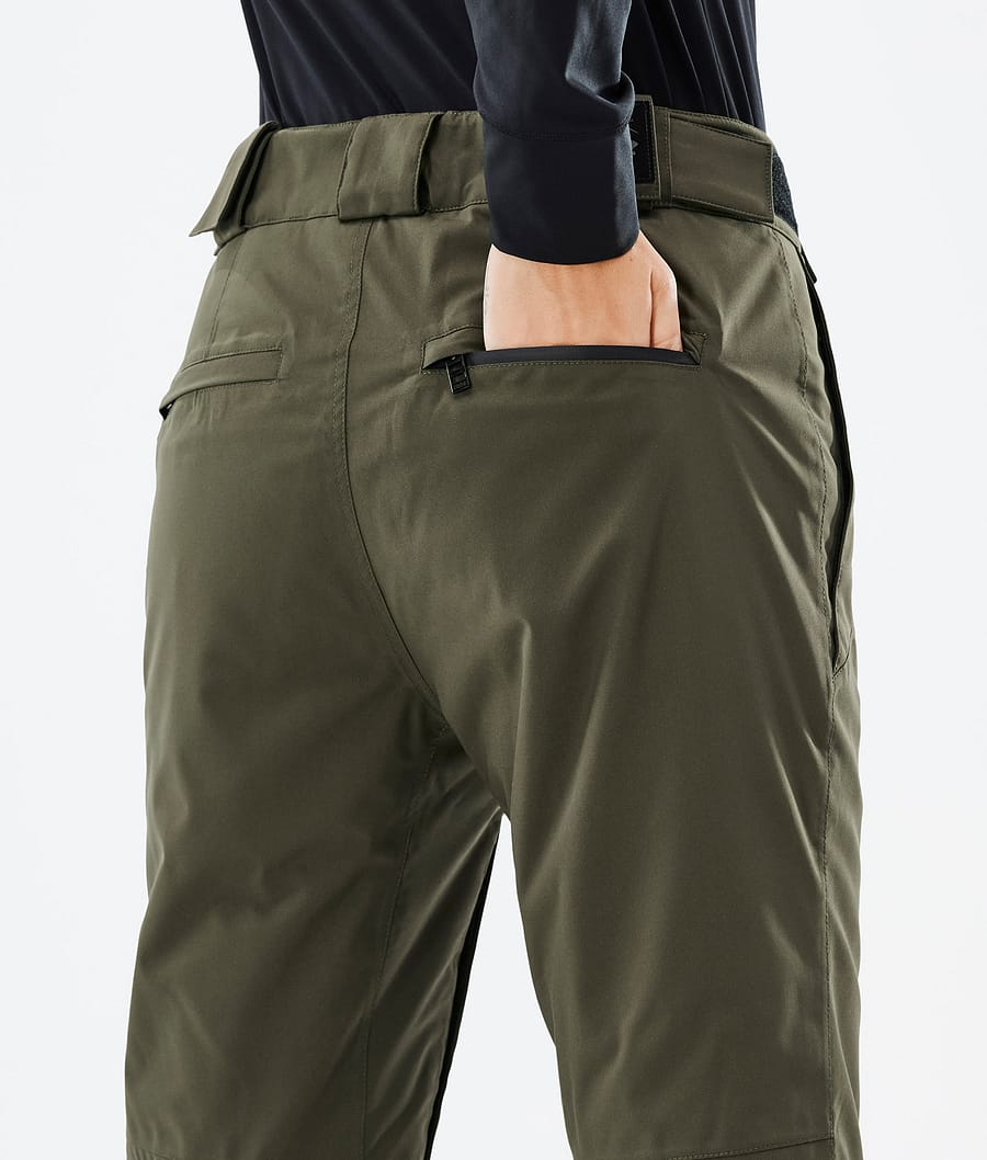 Pantalones Snowboard Dope Con W Mujer Verde Oliva Verde | 531-ZQHXER