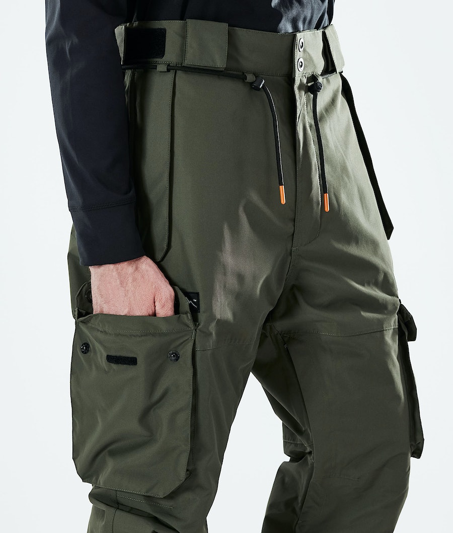 Pantalones Snowboard Dope Iconic 2021 Hombre Verde Oliva Verde | 509-CNWEGI