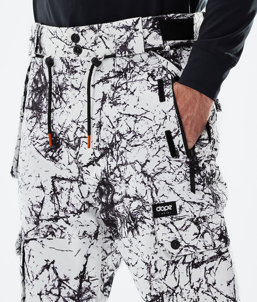 Pantalones Snowboard Dope Iconic 2021 Hombre Blancas Negras | 619-NIXUJO