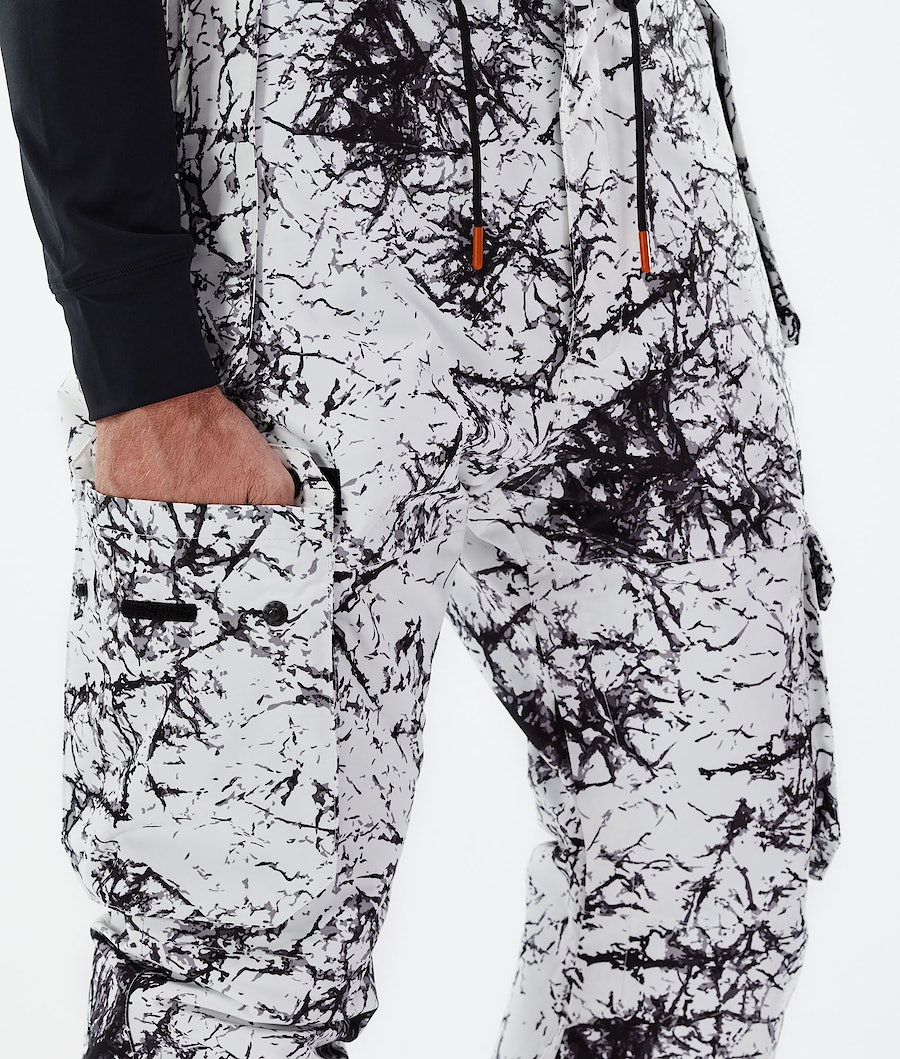 Pantalones Snowboard Dope Iconic 2021 Hombre Blancas Negras | 619-NIXUJO