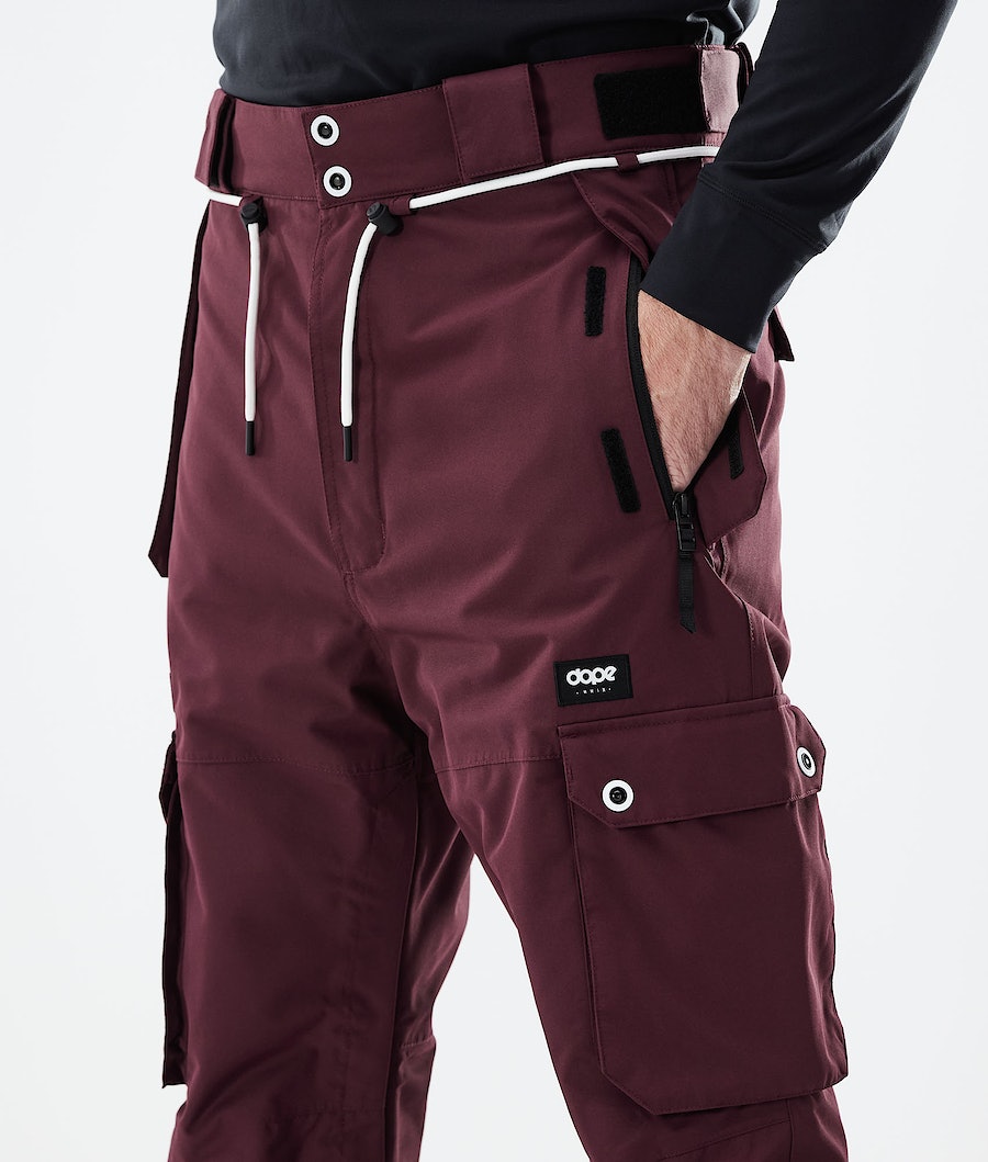 Pantalones Snowboard Dope Iconic 2021 Hombre Burdeos | 725-TWEPNB