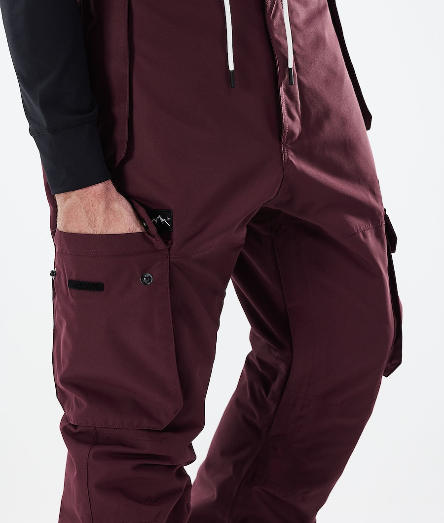 Pantalones Snowboard Dope Iconic 2021 Hombre Burdeos | 725-TWEPNB