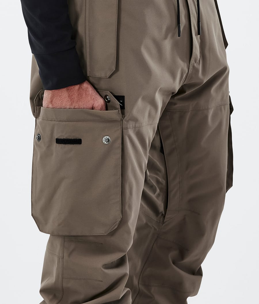 Pantalones Snowboard Dope Iconic Hombre Marrones Oscuro | 158-IUWROM