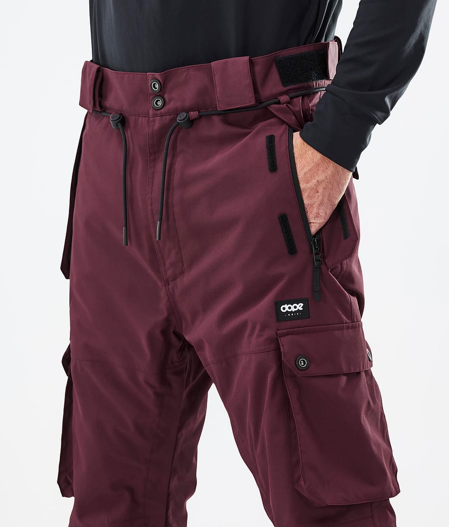 Pantalones Snowboard Dope Iconic Hombre Burdeos | 216-JBLTFX