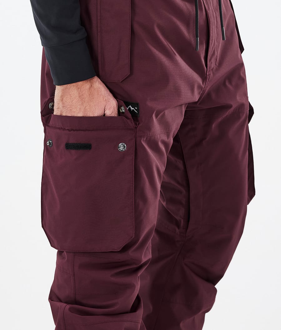 Pantalones Snowboard Dope Iconic Hombre Burdeos | 216-JBLTFX
