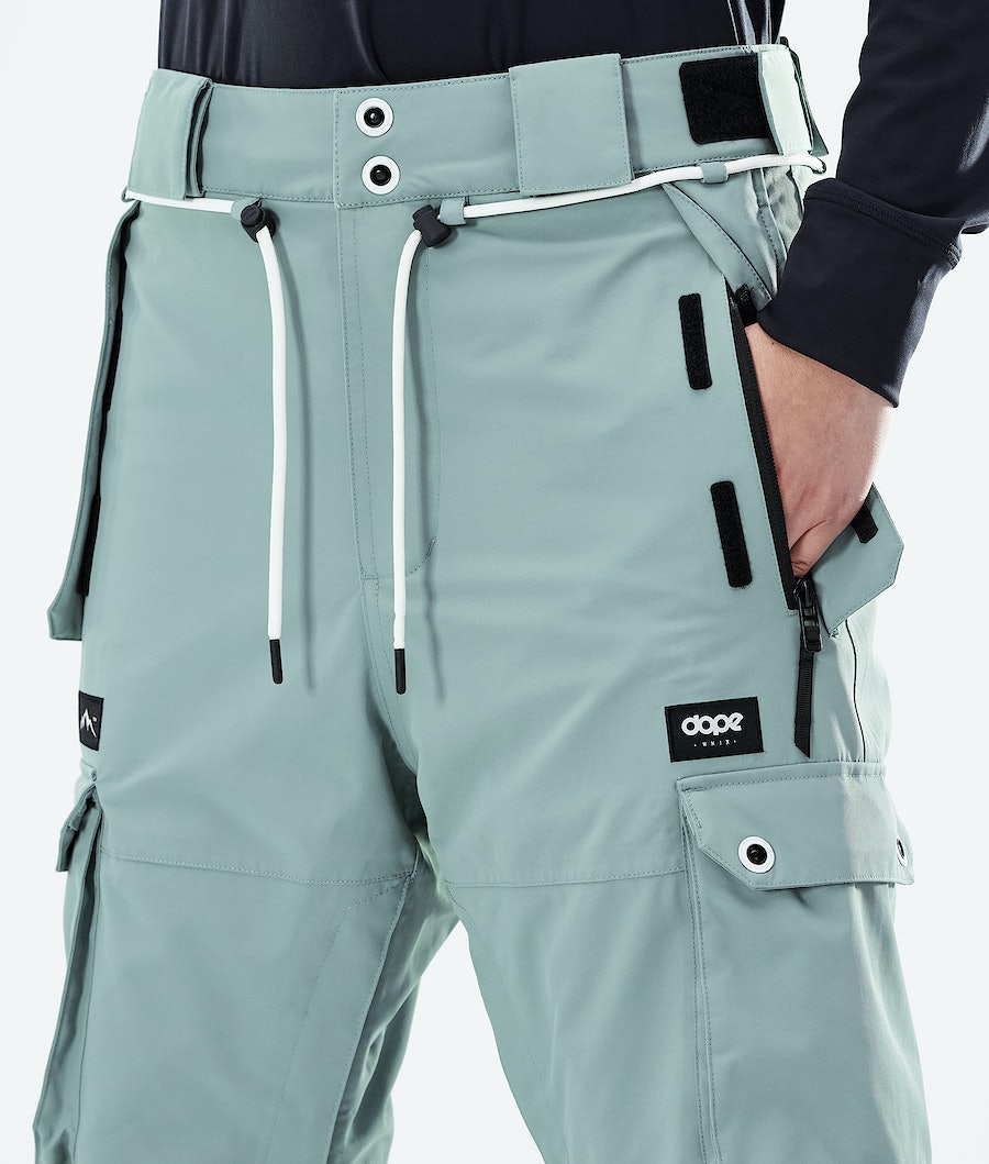 Pantalones Snowboard Dope Iconic W 2021 Mujer Verde | 278-PRVEUL