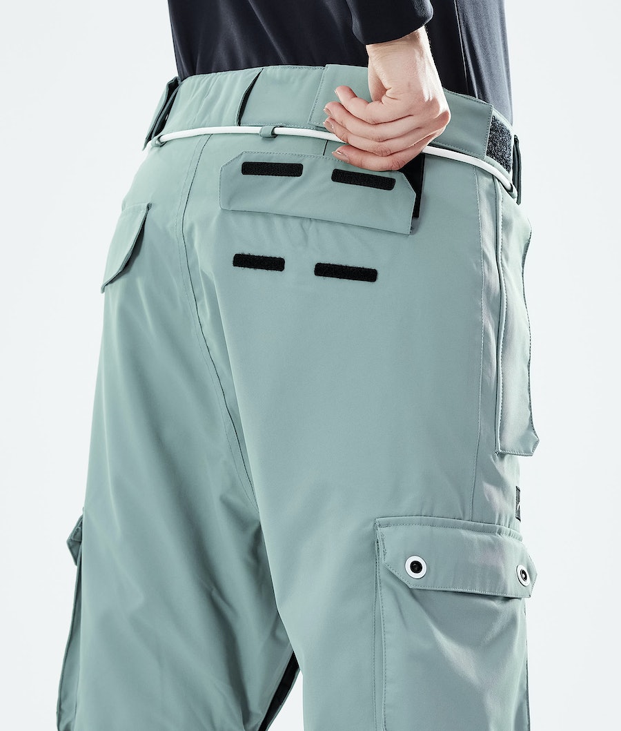 Pantalones Snowboard Dope Iconic W 2021 Mujer Verde | 278-PRVEUL