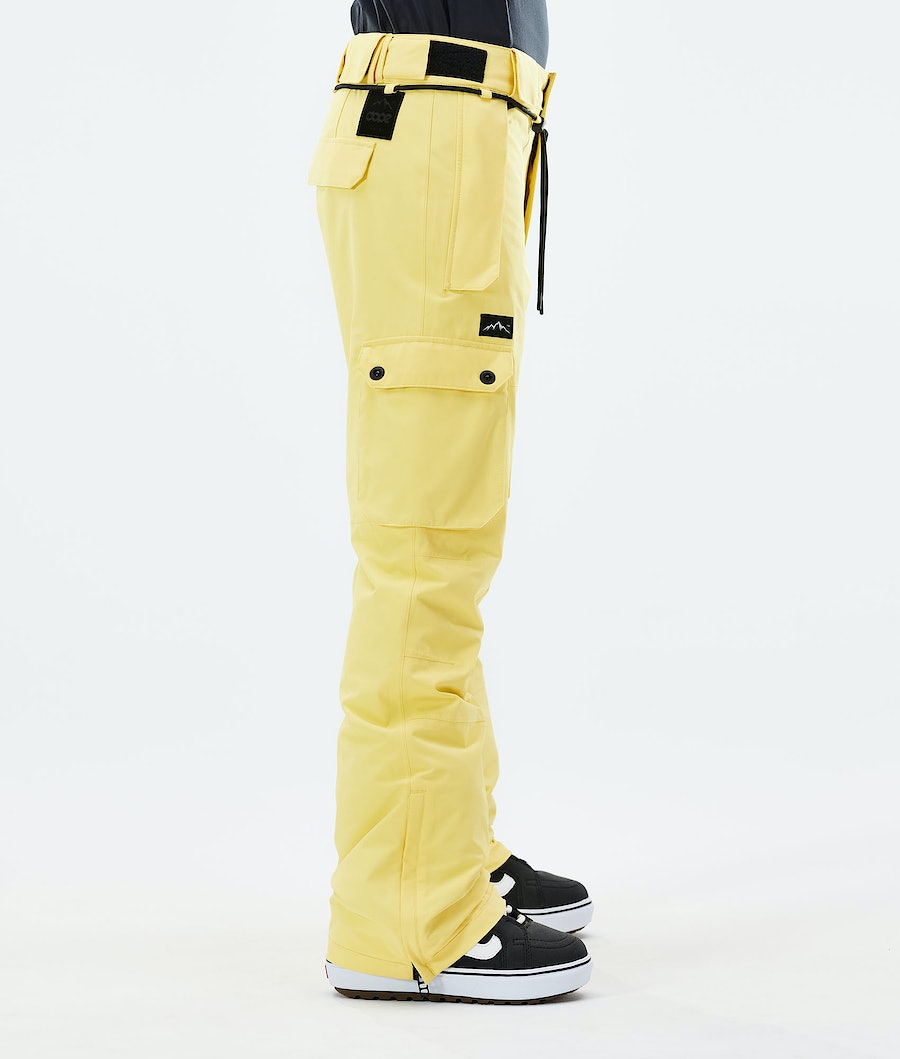 Pantalones Snowboard Dope Iconic W 2021 Mujer Amarillo | 568-CLVNFZ