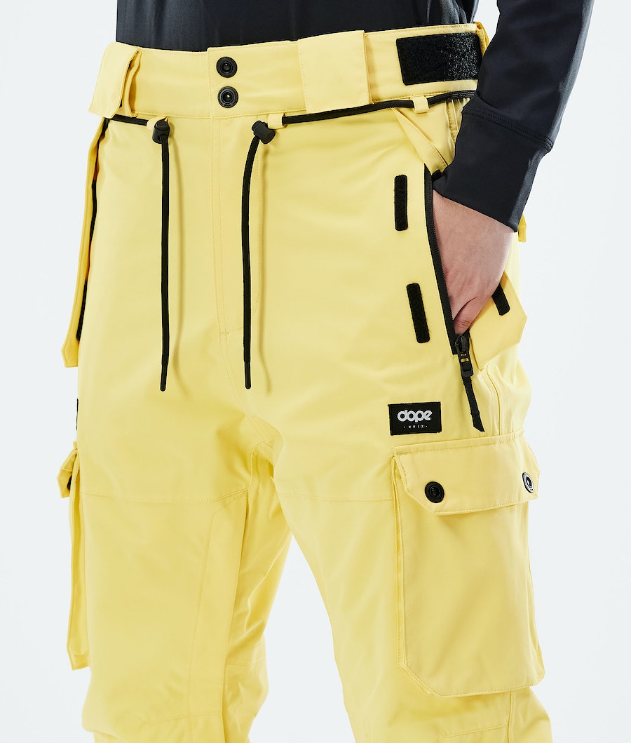 Pantalones Snowboard Dope Iconic W 2021 Mujer Amarillo | 568-CLVNFZ