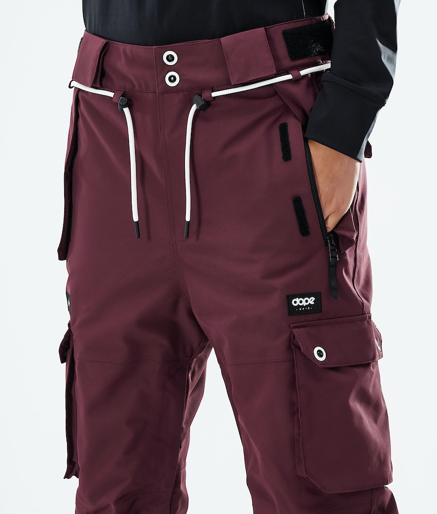 Pantalones Snowboard Dope Iconic W 2021 Mujer Burdeos | 624-RHXEJG