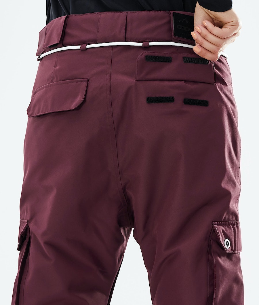Pantalones Snowboard Dope Iconic W 2021 Mujer Burdeos | 624-RHXEJG
