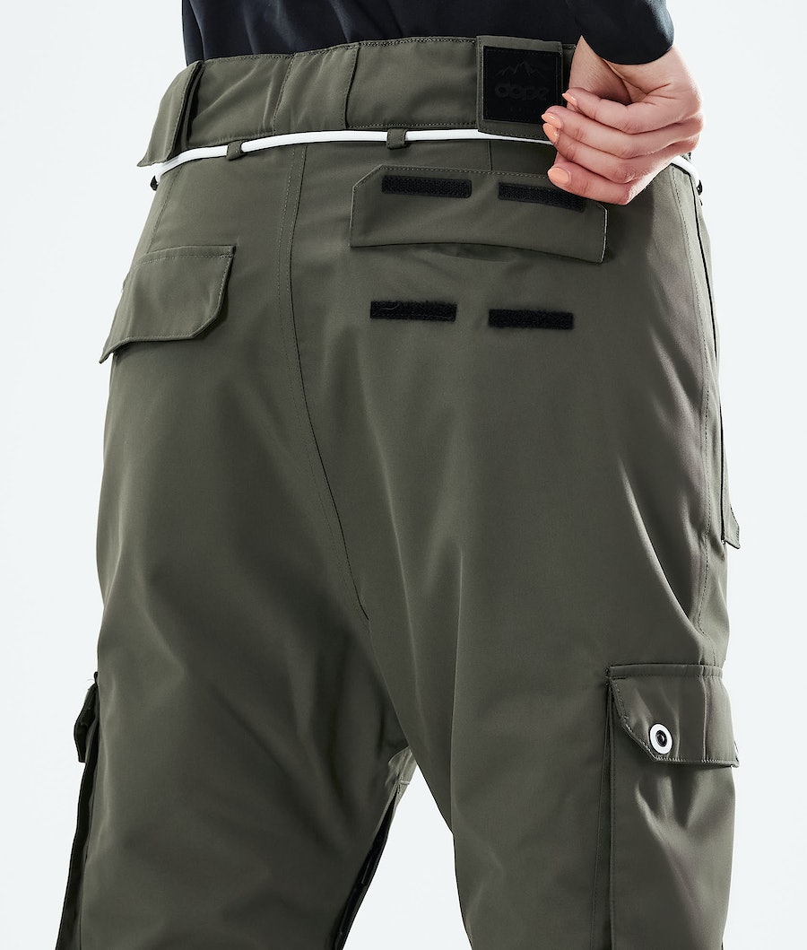 Pantalones Snowboard Dope Iconic W 2021 Mujer Verde Oliva Verde | 682-VDMFIQ