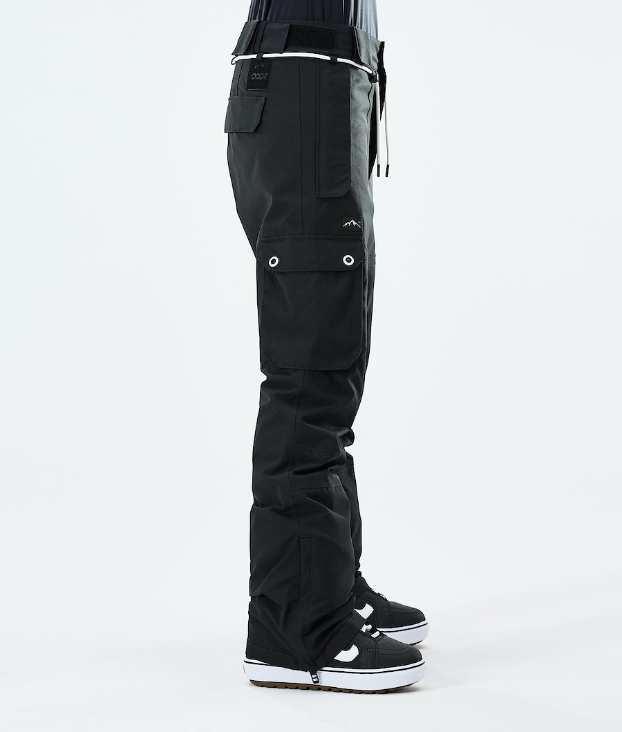 Pantalones Snowboard Dope Iconic W 2021 Mujer Negras | 742-KQIMAH