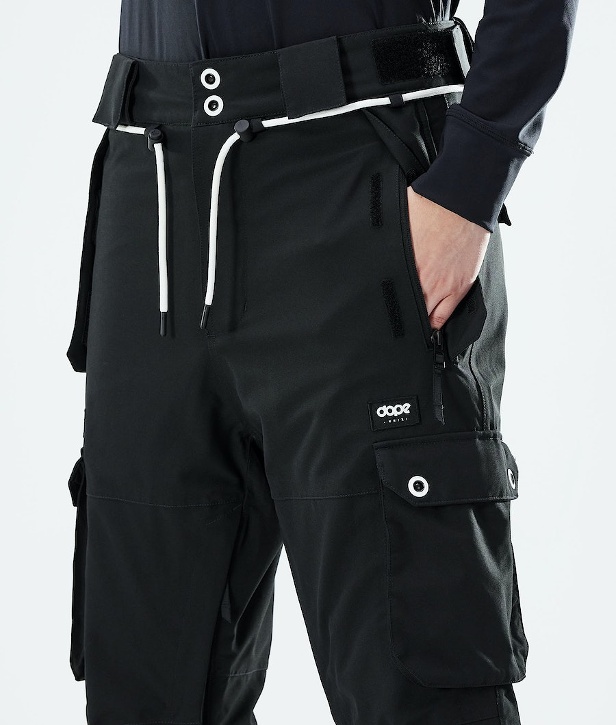 Pantalones Snowboard Dope Iconic W 2021 Mujer Negras | 742-KQIMAH