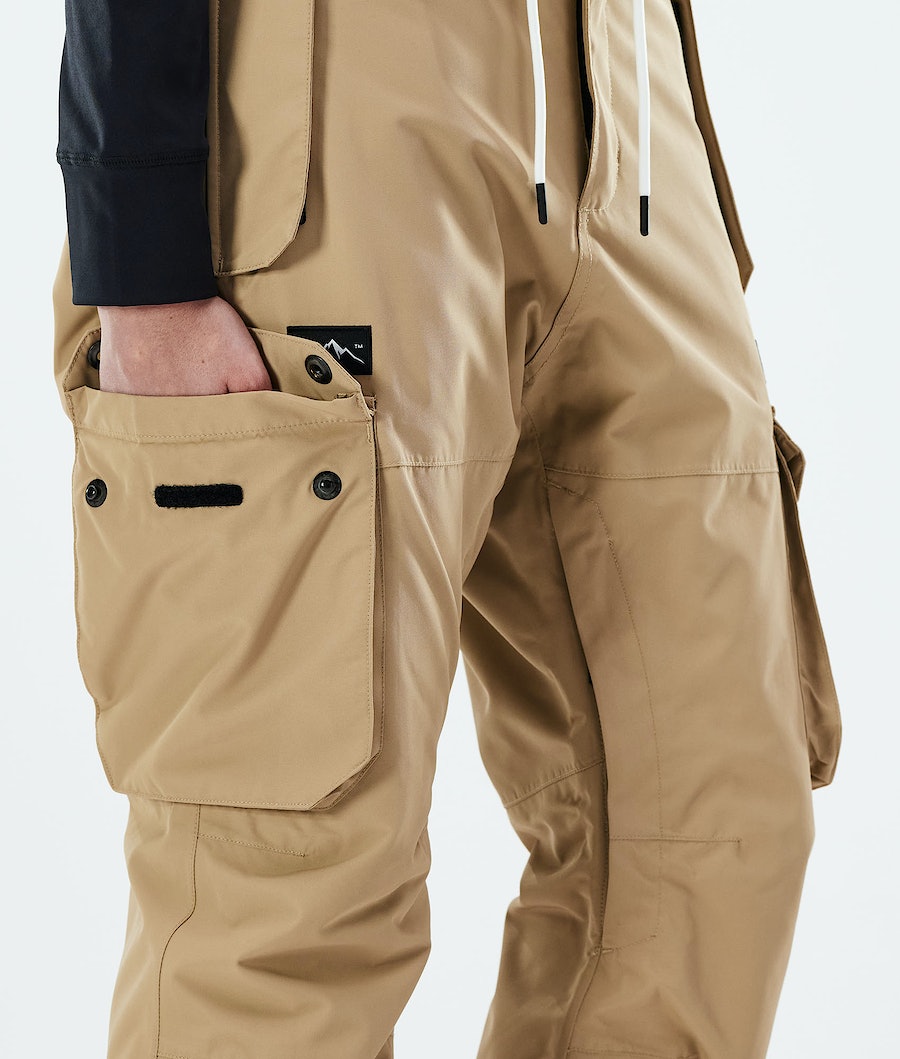 Pantalones Snowboard Dope Iconic W 2021 Mujer Kaki | 796-RWBLSG